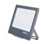 Projecteur ext�rieur gris 50w ip65 - blanc chaud 2300k - 3500k silamp