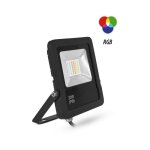 Miidex lighting - projecteur led rgb archeo slim ii - 30w avec t�l�commande � noir