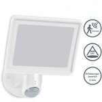 Projecteur ext�rieur led telefunken lagos, 20 w, 2000 lm, ip44, blanc, plastique, d�tecteur de mouvement, ...