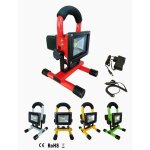 Projecteur led 10 w rechargeable et portable pour voiture et maison