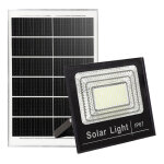 Projecteur led ext�rieur smd 200 w, panneau solaire, faible luminosit�, t�l�commande, ip65, minuterie, ...