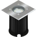 01. 586. 20 luminaire ext�rieur encastrable gu10 led 3 w argent - smartwares