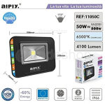 Projecteur led ip65 lumi�re froide ext�rieur spots 50w puissance 500w haute luminosit�