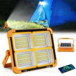 Projecteur led rechargeable, 200w projecteur led chantier, 4 modes led lampe de chantier �tanche usb, ...