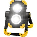 Projecteur led rechargeable, led projecteur exterieur avec 4x batterie, chantier lumi�re de travail portable ...