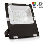 Projecteur led rgbw archeo - 30w ip65 miidex lighting� noir