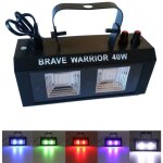 Projecteur led rvb multicolore stroboscopique capteur de son 40w