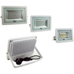 Projecteur led smd 10 w, 20 w, 30 w, 50 w, 100 w, ultra fin, pour extrieur, couleur blanche 10 watts ...