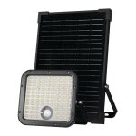 Projecteur led solaire - d�a dhome 4800 lm - 3000 / 4000 k - ip65 - � d�tection de mouvement