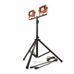 Dual power projecteur led rechargeable powdp8035 - lampe de chantier de 20 v et 2x2000 lm - sans batterie ...