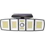 Projecteur solaire avec détecteur andover xl noir abs 1000lm Projecteur solaire avec détecteur andover xl noir abs 1000lm