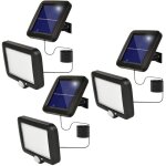 Projecteur solaire avec detecteur de mouvement spot lampe eclairage lumiere led exterieur lampe solaire ...