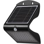 Projecteur solaire endura butterfly, noir, 4 w, 500 lm, d�tecteur de mouvement et de lumi�re, �clairage ...