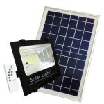 Projecteur solaire led 5w dimmable avec d�tecteur (panneau solaire + t�l�commande inclus) - blanc froid ...