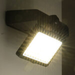 Projecteur solaire san antonio 1000lm / 20lm noir orientable avec capteur luxform
