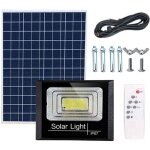 Projecteur solaire + t�l�commande + minuterie + contr�le de la luminosit�, 50w avec 180 perles led