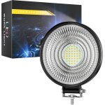 Projecteur de travail led rond 4 pouces 132w 44led 3200lm ip65 9 - 30v blanc froid faisceau concentr� ...