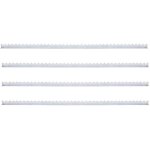 Prolenta premium - inlife piquets muraux 4 pcs 1 m acier galvanis� - 0
