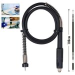 Extension pour mini perceuse arbre flexible 100cm avec mandrin dremel 3. 2mm Extension pour mini perceuse arbre flexible 100cm avec mandrin dremel 3. 2mm