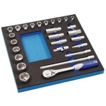 Promat - module � outils ld45 27 pi�ces module 2 / 3 cl� � douille 1 / 2 po.