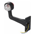 Feu de gabarit rouge / blanc 185mm �querre