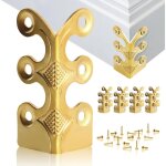 Protecteurs d'angle de plinthe en laiton massif, 8 pi�ces protection d'angle en , protecteurs de coin ...