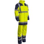 Euro protection - ensemble de pluie de travail haute visibilit� hydra - jaune fluo l - 46 / 48