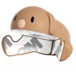 Prot�ge - coin de table b�b� en silicone souple, motif chiot, pour la s�curit� des meubles (couleur caf�) ...