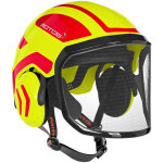 Protos - casque forestier / casque de protection kox integral arborist f39 jaune fluo / rouge