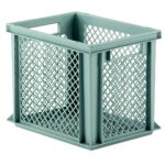 Provost - bac alimentaire gerbable en polypropyl�ne, fond ajour� - 40 x 30 x 27, 5 cm