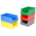 Provost - bac � bec systembox gerbable en poly�thyl�ne gris - lot de 10 unit�s (500 x 310 x 200 mm)