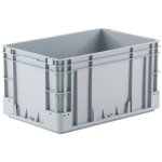 Provost - bac gerbable m�tal gris - norme europe - 60x40x32 cm