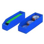 Provost - bac en polypropyl�ne bleu - lot de 50 unit�s (largeur 90 mm)