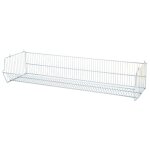 Provost - corbeille fil en acier inoxydable zingu� - longueur 1280 mm