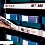 Provost - porte - �tiquettes adh�sif transparent pvc - lot de 50 unit�s (1 m�tre)