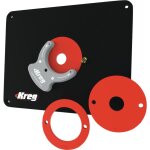 Kreg - prs4034 plaque d'insertion pour table de toupie pré - percée 298 x 235 x 9 mm + 3x bagues de réduction ... Kreg - prs4034 plaque d'insertion pour table de toupie pré - percée 298 x 235 x 9 mm + 3x bagues de réduction ...