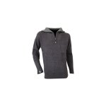 Pull col camionneur cacao lma gris foncé l Pull col camionneur cacao lma gris foncé l