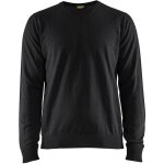 Pull tricot� de travail 35901 - noir xs