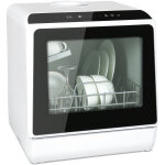 Puluomis - lave vaisselle pose libre posable - 2 couverts - 5 programmes - blanc