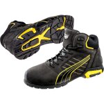 Puma - bottes de s�curit� amsterdam mid taille 45 noir / jaune - 63. 224. 0 - 45