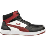 Puma - chaussures frontcourt mid s3l noir / rouge - 43
