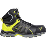 Puma - chaussures de s�curit� hautes velocity 2. 0 yellow mid s3 esd hro src - noir / jaune 44
