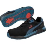 Puma safety shoes - baskets de s�curit� frontside s1p puma noires / bleues 39
