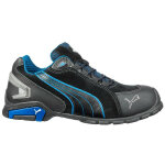 Puma safety shoes - baskets de s�curit� s3 puma rio low 642750 - noir / bleu clair - 42