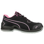Puma safety shoes - baskets de travail femme s1p puma fuse tc low 644110 - noir - 38