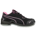 Puma safety shoes - baskets de travail femme s1p puma fuse tc low 644110 - noir - 39