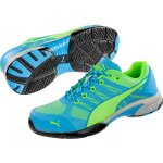 Puma safety shoes - chaussures de scurit basses celerity knit blue low wns s1p hro src - bleu / vert ...