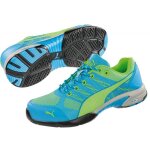 Puma safety shoes - chaussures de s�curit� basses celerity knit blue low wns s1p hro src - bleu / vert ...