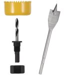 Punta trapano per foro set 3 pezzi frese fresa a tazza circolare legno plastica