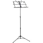 Pupitre de livre de musique noir acier